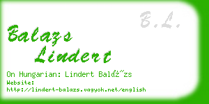 balazs lindert business card